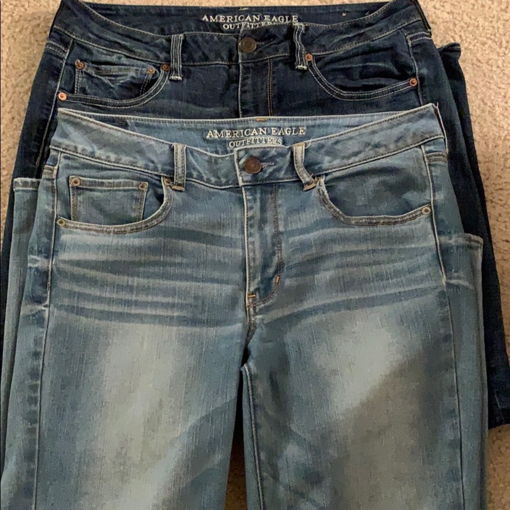 American Eagle Straight Super Stretch Size 12